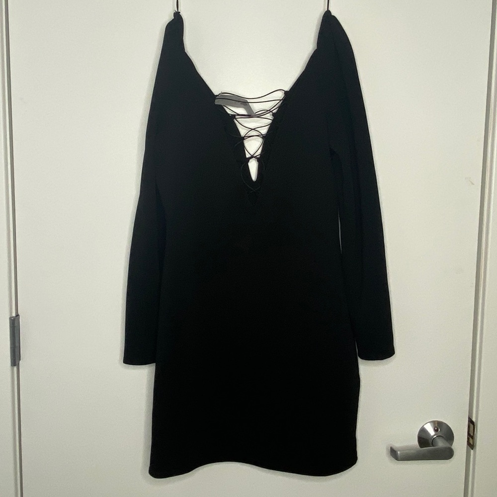 Topshop Dress Black with Tags